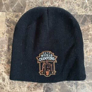 Black Beanie with 2012 World Champions Patch (Peet’s Coffee & Tea)